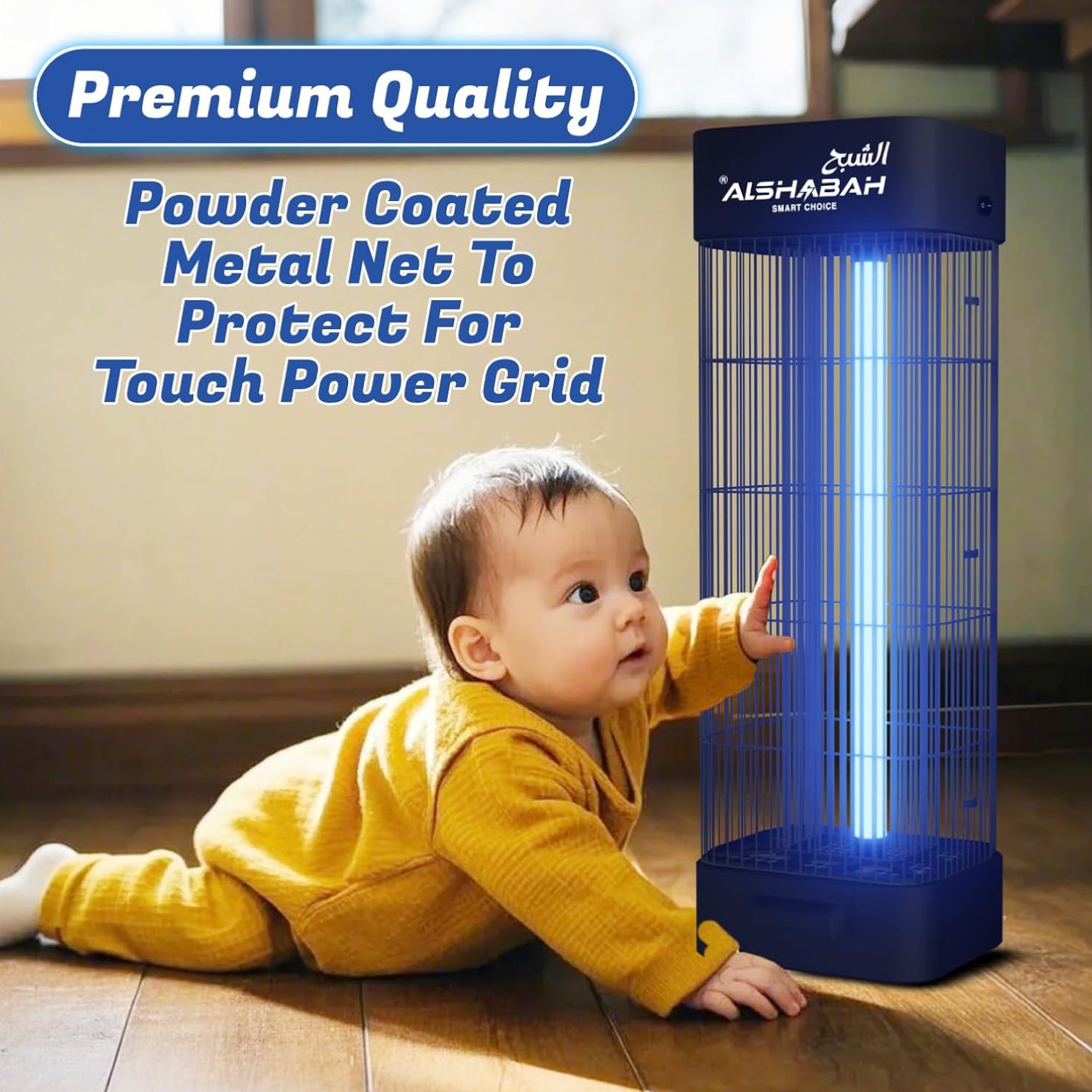 ALSHABAH 3800V Mosquito Killer Lamp | High Power UV Electric Insect Zapper for Indoor & Outdoor